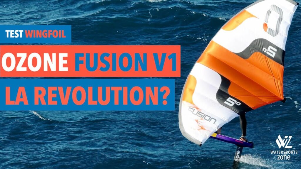 Watersports Zone by Erwan Jauffroy : Innovation wingfoil: j'ai testé la Ozone Fusion, la première wing à caissons ! (vidéo)