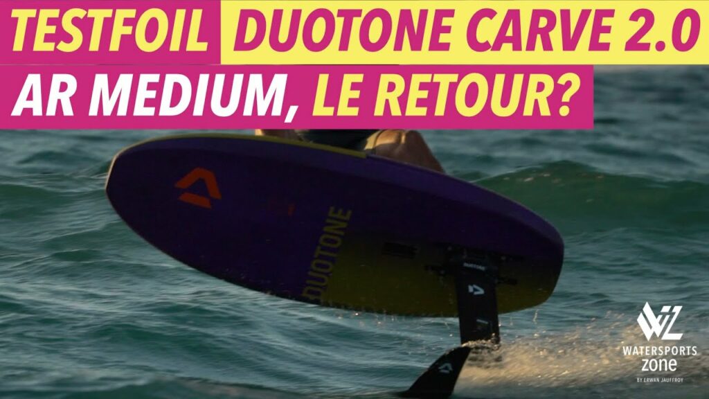 Watersports Zone by Erwan Jauffroy : Test wing foil: Le Duotone Carve Dlab 2.0 et son allongement medium... (vidéo)